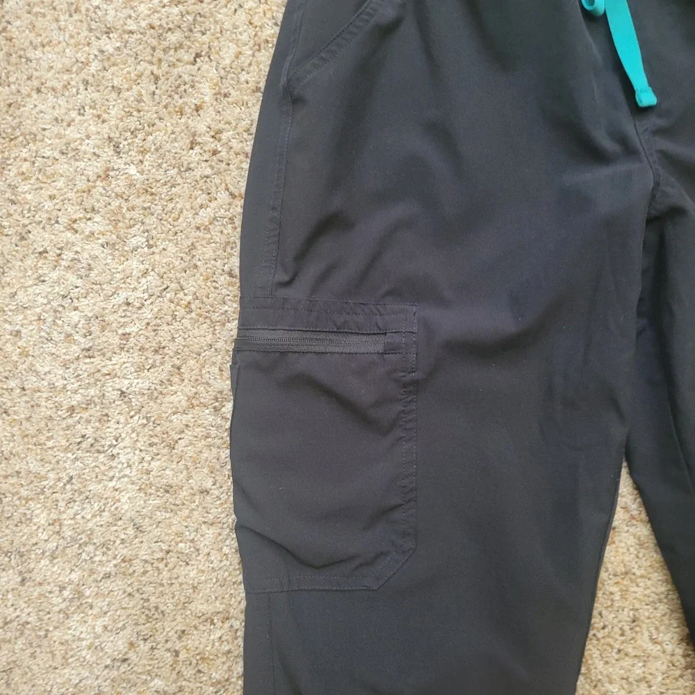 FIGS Technical‎ Collection Black Scrub Pants Womens Small  W23SW2007P